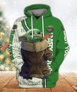 Star Wars Baby Yoda 3D Style 7 3D Hoodie Zip Hoodie
