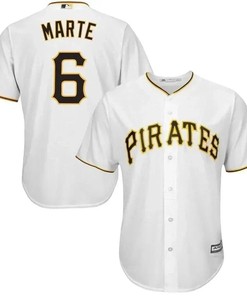 Starling Marte Pittsburgh Pirates Cool Base Player Jersey - White