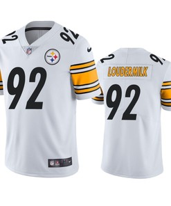 Steelers Isaiahh Loudermilk 92 Vapor Limited White Jersey Men's