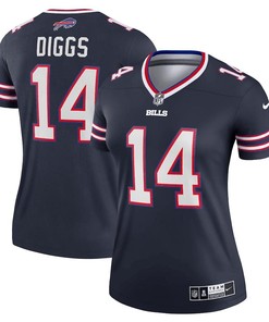 Stefon Diggs 14 Buffalo Bills Women Inverted Legend Jersey - Navy