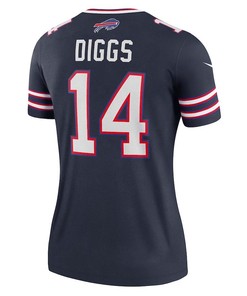 Stefon Diggs 14 Buffalo Bills Women Inverted Legend Jersey - Navy