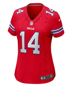 Stefon Diggs 14 Buffalo Bills Women's Alternate Game Jersey - Red