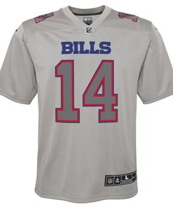 Stefon Diggs 14 Buffalo Bills Youth Atmosphere Game Jersey - Gray