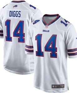 Stefon Diggs Buffalo Bills Game Player Jersey - White Nfl