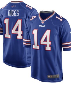 Stefon Diggs Buffalo Bills Logo Game Player Jersey Royal Nfl