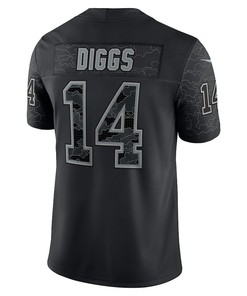 Stefon Diggs Buffalo Bills RFLCTV Limited Jersey - Black