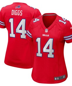Stefon Diggs Buffalo Bills Women's Game Jersey - Red Jersey
