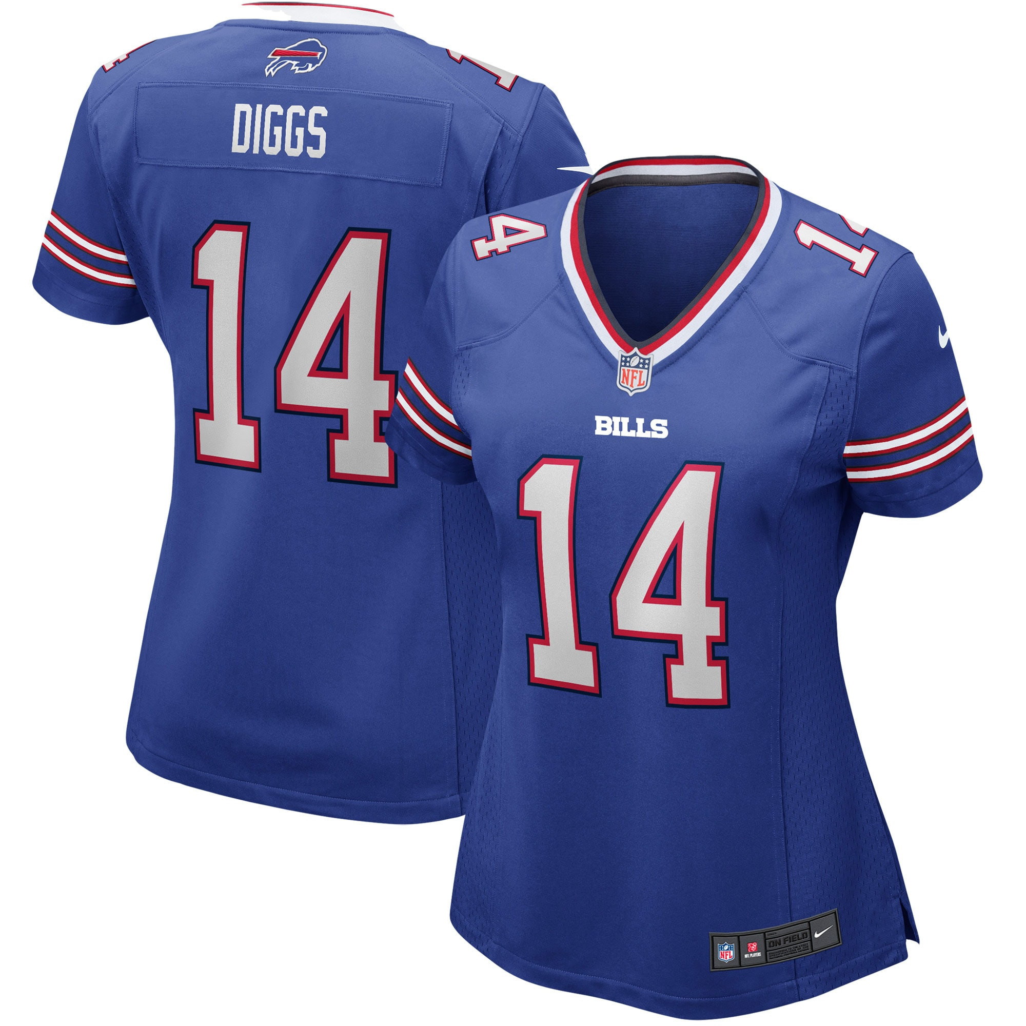 Stefon Diggs Buffalo Bills Womens Game Logo Game Player Jersey Royal Nfl