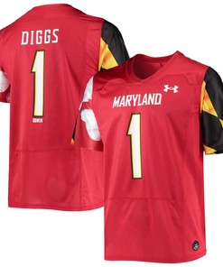 Stefon Diggs Maryland Terrapins Under Armour Replica Alumni Jersey - Red Ncaa