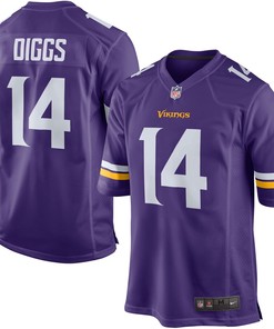 Stefon Diggs Minnesota Vikings Nike Game Jersey - Purple