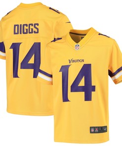 Stefon Diggs Minnesota Vikings Nike Youth Inverted Game Jersey - Gold