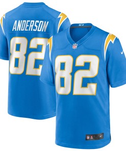 Stephen Anderson Los Angeles Chargers Game Player Jersey - Powder Blue Nfl