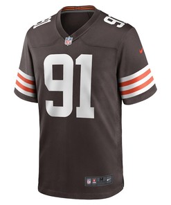 Stephen Weatherly Cleveland Browns Game Player Jersey - Brown