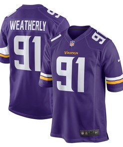 Stephen Weatherly Minnesota Vikings Game Jersey - Purple Nfl