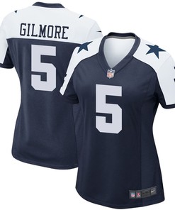 Stephon Gilmore 5 Dallas Cowboys Alternate Game Women Jersey - Navy