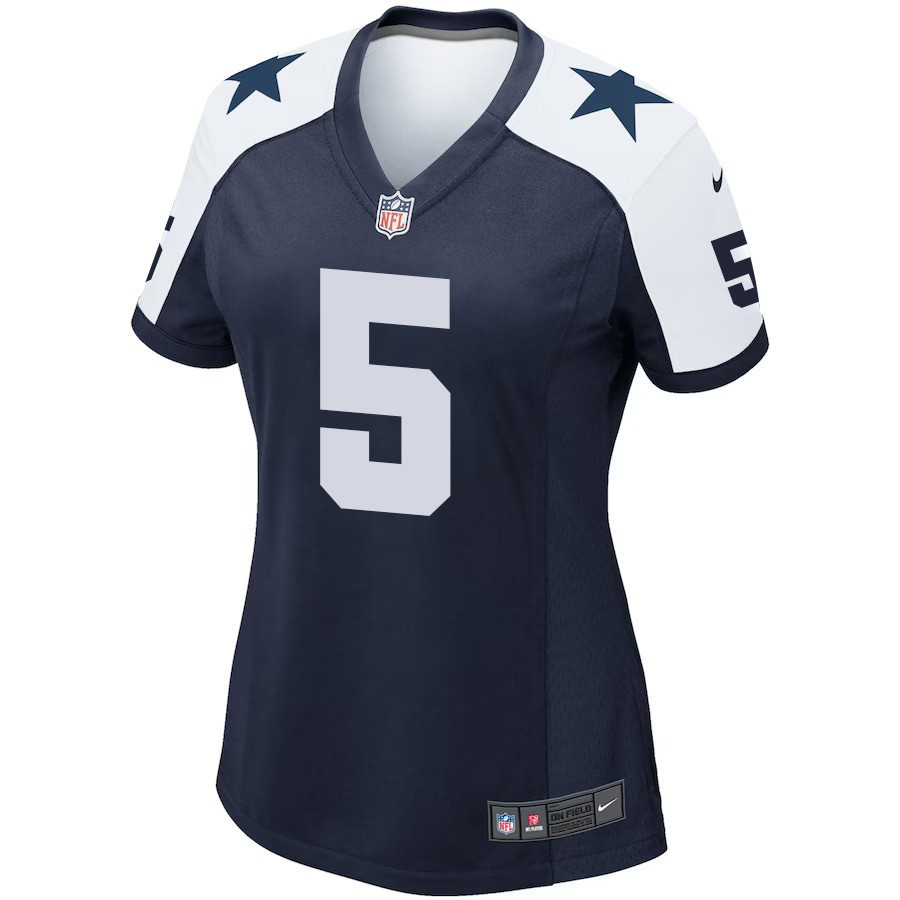 Stephon Gilmore 5 Dallas Cowboys Alternate Game Women Jersey - Navy