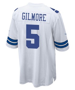 Stephon Gilmore 5 Dallas Cowboys Game Men Jersey - White