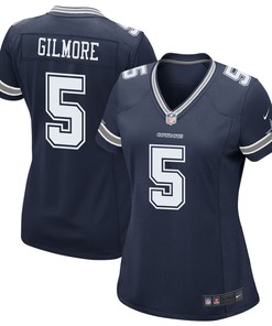 Stephon Gilmore 5 Dallas Cowboys Game Women Jersey - Navy