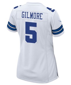 Stephon Gilmore 5 Dallas Cowboys Game Women Jersey - White