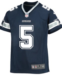 Stephon Gilmore 5 Dallas Cowboys Game Youth Jersey - Navy