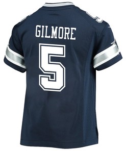 Stephon Gilmore 5 Dallas Cowboys Game Youth Jersey - Navy