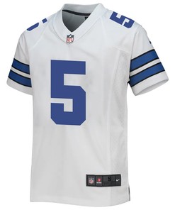 Stephon Gilmore 5 Dallas Cowboys Game Youth Jersey - White