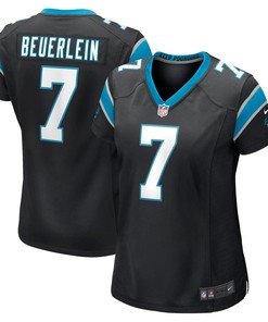 Steve Beuerlein Carolina Panthers Womens Retired Player Jersey - Black Nfl