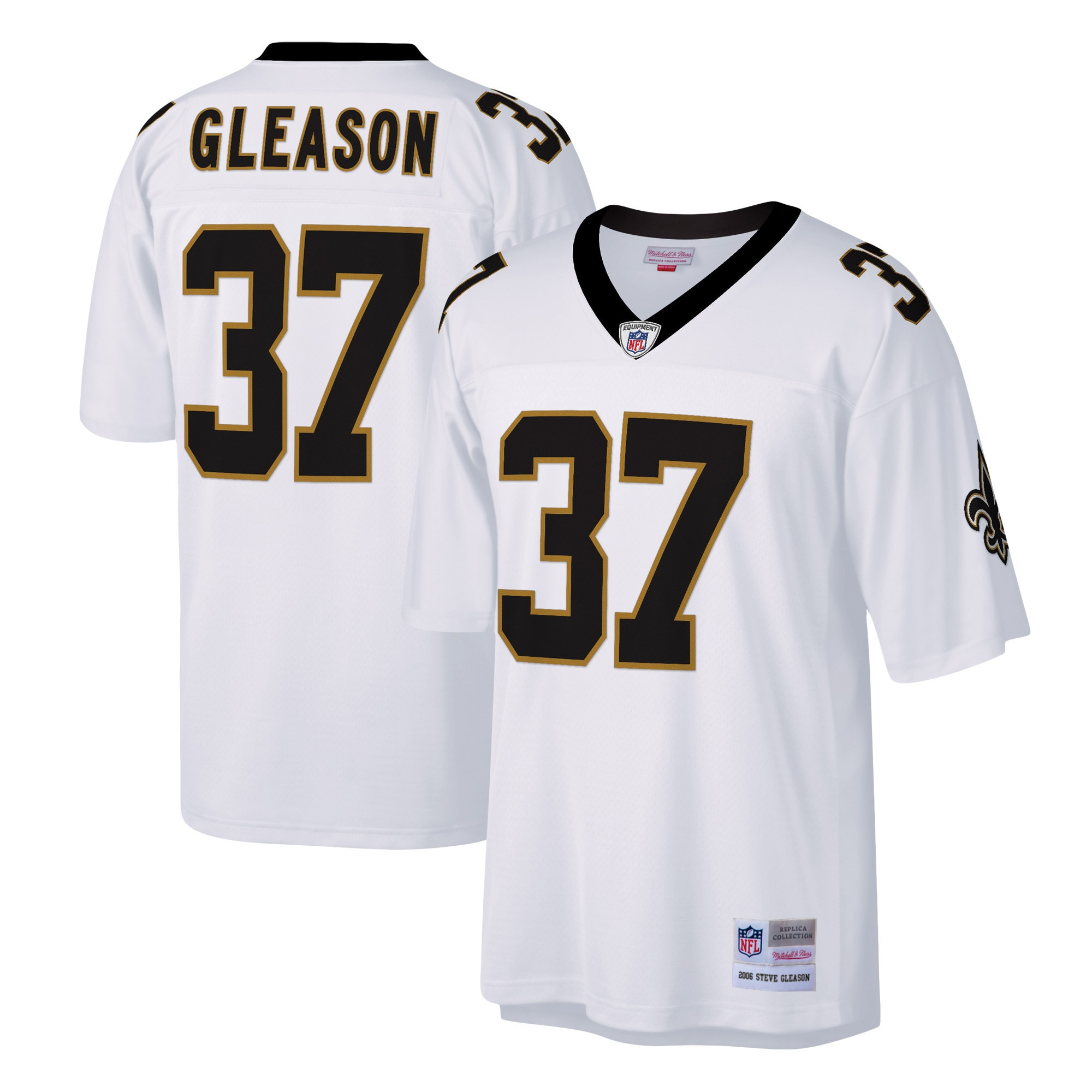 Steve Gleason New Orleans Saints Mitchell And Ness Legacy Replica Jersey White Nfl