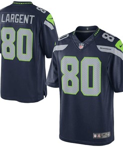Steve Largent 80 Seattle Seahawks Retired Player Limited Jersey - College Navy
