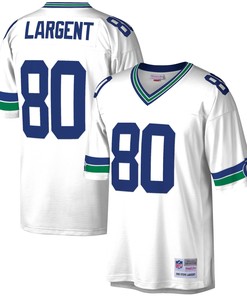 Steve Largent Seattle Seahawks Mitchell And Ness Legacy Replica Jersey White Nfl
