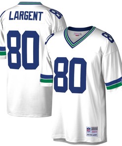 Steve Largent Seattle Seahawks Mitchell & Ness Retired Player Legacy Replica Jersey - White Nfl