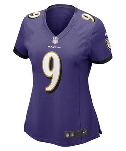 Steve McNair 9 Baltimore Ravens Women's Game Retired Player Jersey - Purple