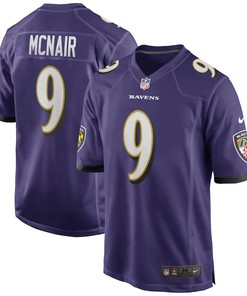 Steve Mcnair Baltimore Ravens Nike Game Retired Player Jersey - Purple