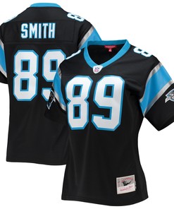 Steve Smith Carolina Panthers Mitchell & Ness Womens Legacy Replica Player Jersey - Black Nfl