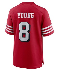 Steve Young 8 San Francisco 49ers Retired Alternate Game Jersey - Scarlet