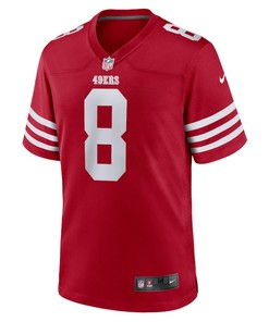 Steve Young 8 San Francisco 49ers Retired Player Game Jersey - Scarlet