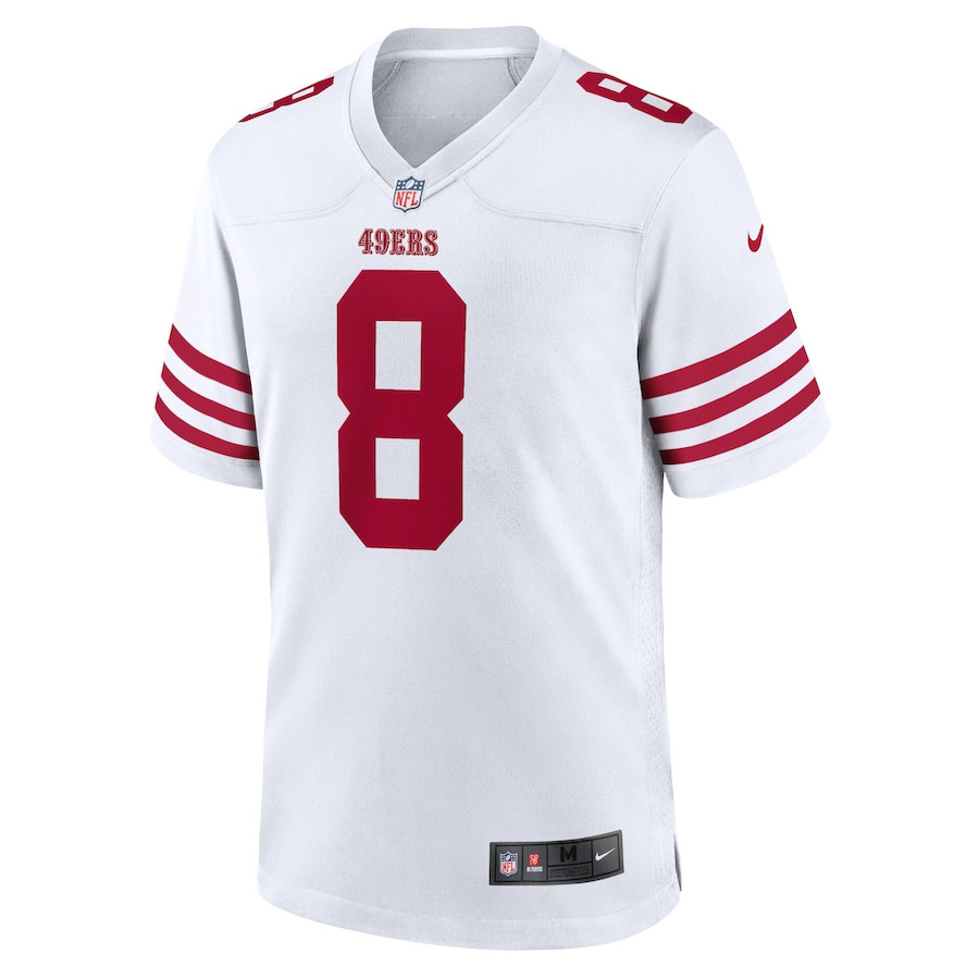 Steve Young 8 San Francisco 49ers Retired Player Game Jersey - White