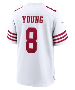 Steve Young 8 San Francisco 49ers Retired Player Game Jersey - White
