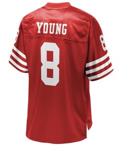 Steve Young San Francisco 49ers Nfl Pro Line Retired Player Jersey - Scarlet
