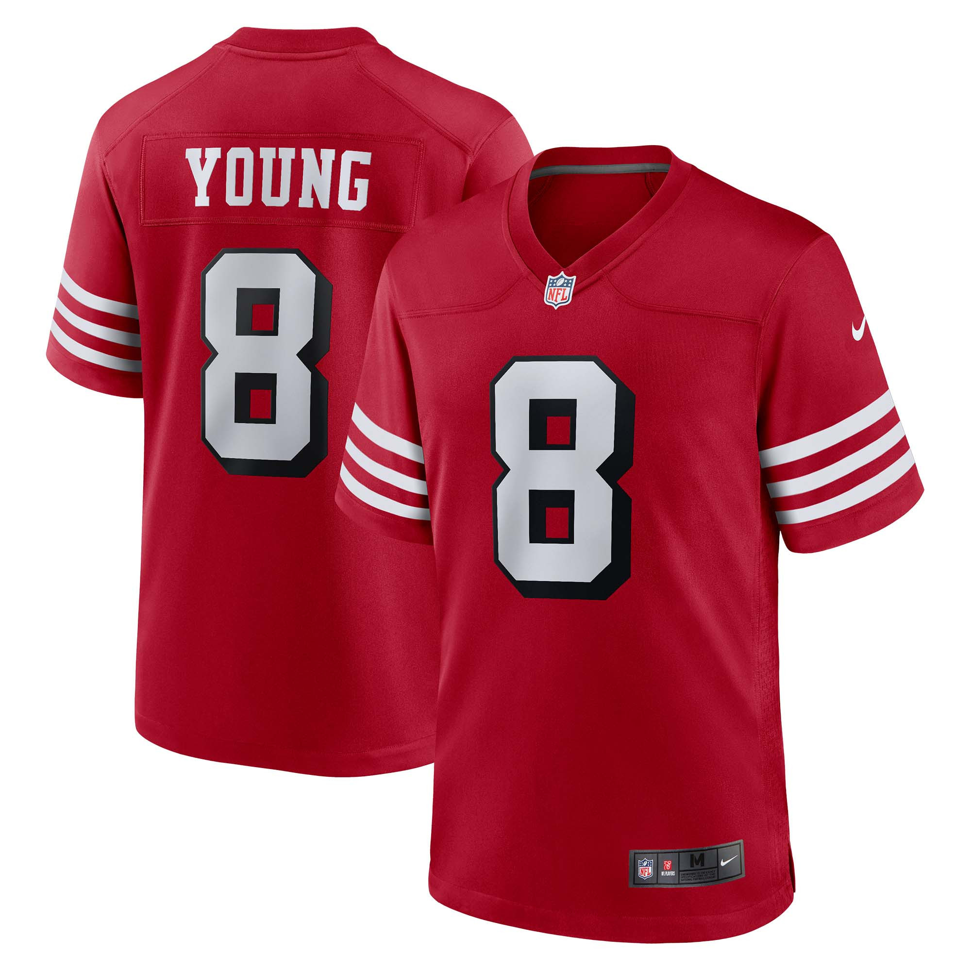 Steve Young San Francisco 49ers Retired Alternate Game Jersey - Scarlet Nfl