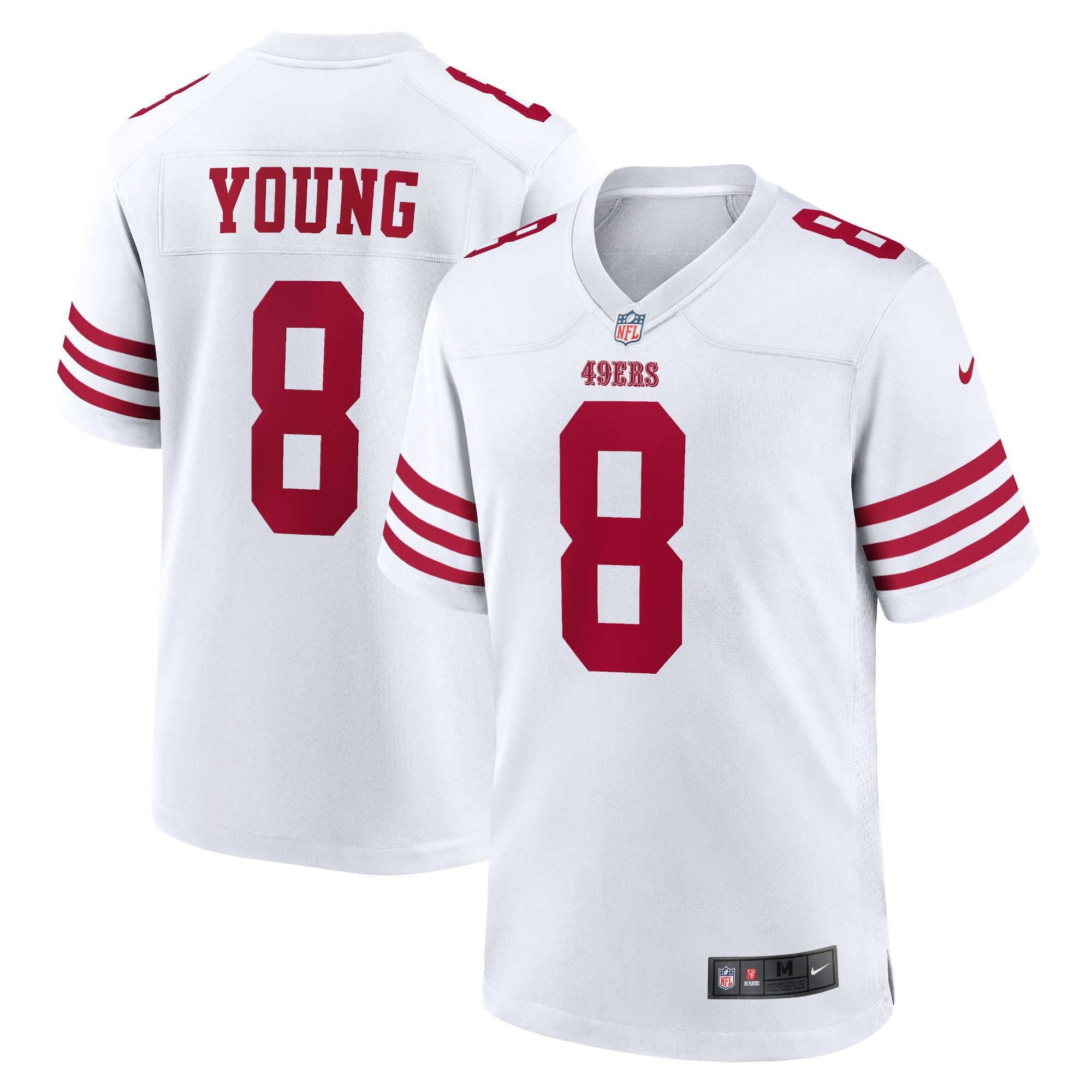 Steve Young San Francisco 49ers Retired Player Game Jersey - White Nfl