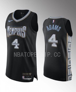Steven Adams 4 Memphis Grizzlies 2022-23 City Edition Jersey Black