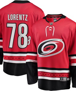 Steven Lorentz Carolina Hurricanes Fanatics Branded Home Breakaway Player Jersey - Red Nhl