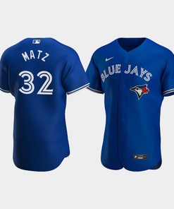 Steven Matz 32 Toronto Blue Jays Royal Alternate Jersey