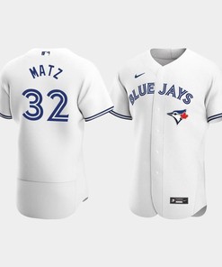 Steven Matz 32 Toronto Blue Jays White Home Jersey