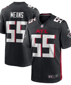 Steven Means Atlanta Falcons Game Jersey - Black Nfl