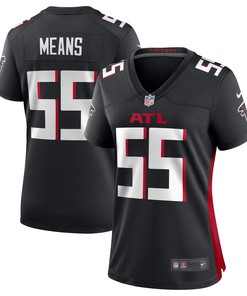 Steven Means Atlanta Falcons Womens Game Jersey - Black Nfl