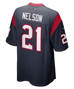 Steven Nelson Houston Texans Game Player Jersey - Navy