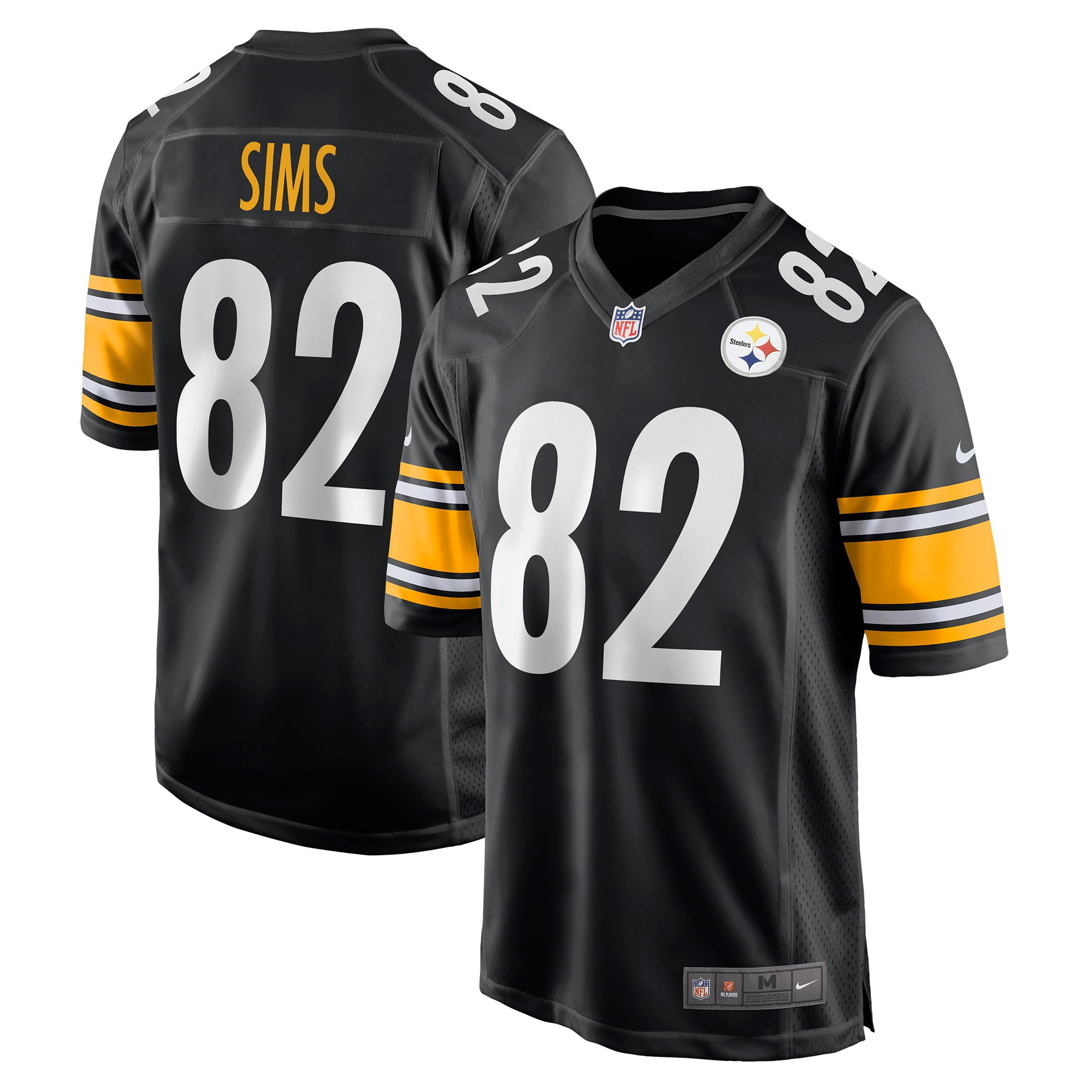 Steven Sims Pittsburgh Steelers Game Jersey - Black Nfl