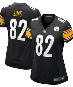 Steven Sims Pittsburgh Steelers Womens Game Jersey - Black Nfl